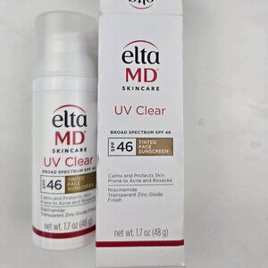 EltaMD UV Clear Tinted Face Sunscreen, SPF 46 Oil- Free Tinted Sunscreen